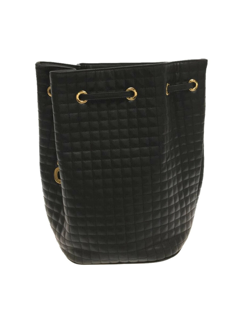 Celine Backpack Leather Black